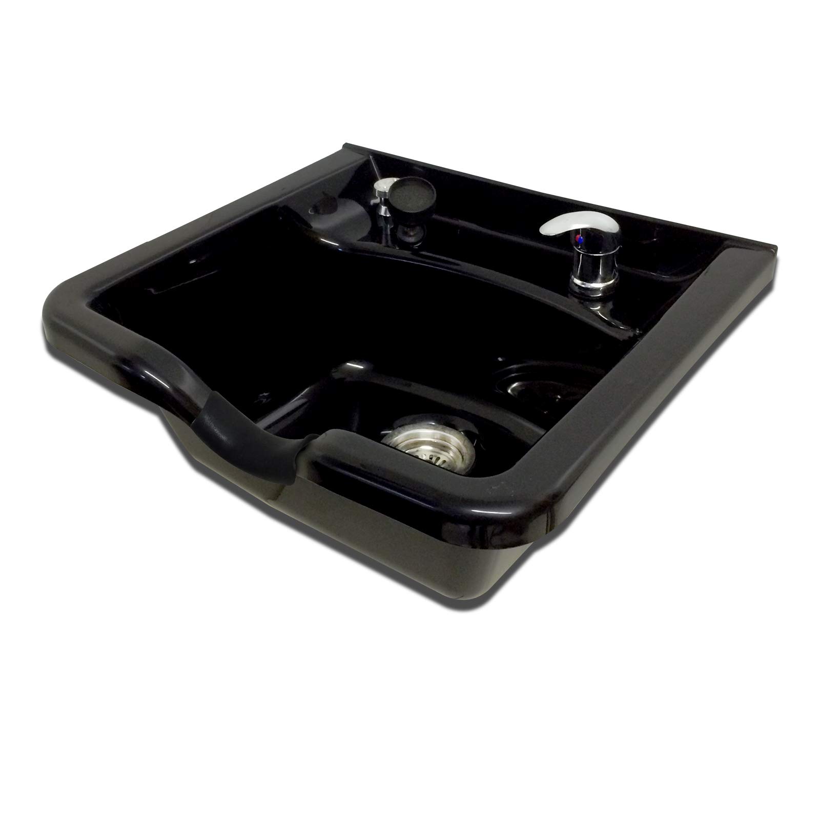Extra Wide Shampoo Bowl Black ABS Plastic Salon and Spa Hair Sink Beauty Salon Equipment TLC-B22 KSG