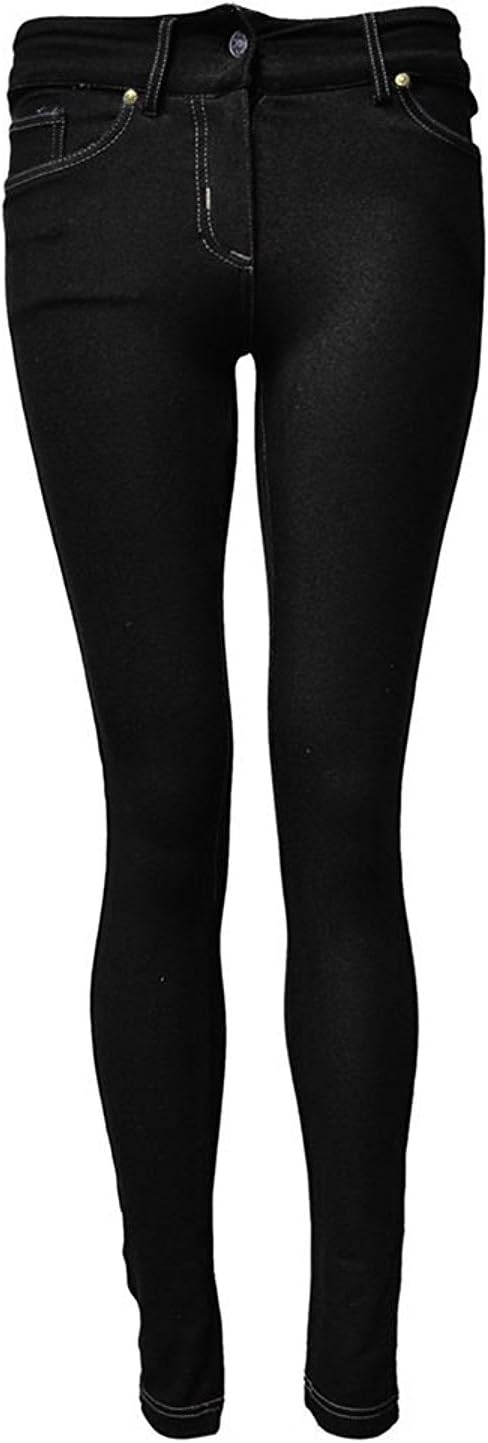 WOMENS LADIES COLORED SKINNY FIT JEANS LEGGING JEGGINGS STRECHY TROUSERS BLACK NAVY BABY PINK PURPLE TURK 8 10 12 14 (12, Black)
