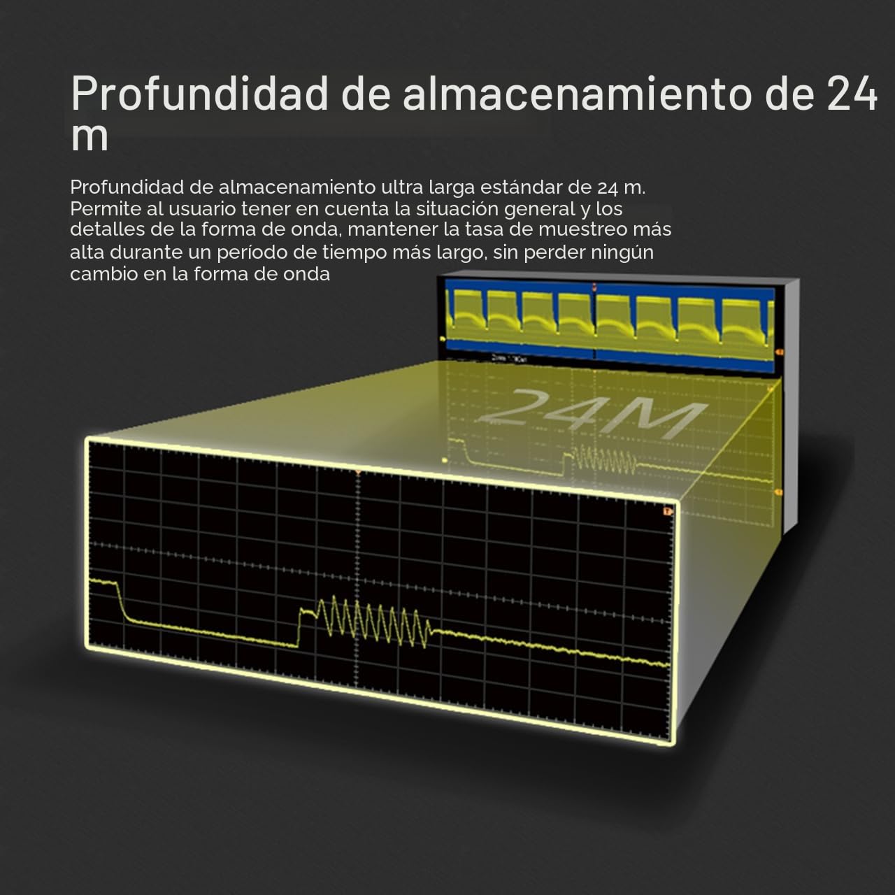 RIGOL DS1054Z Osciloscopio Digital,50MHz,24Mpts,1G Sa/s,4 Canales Analógicos,Función de Disparo y Decodificación Gratuita,Garantía de 3 Años
