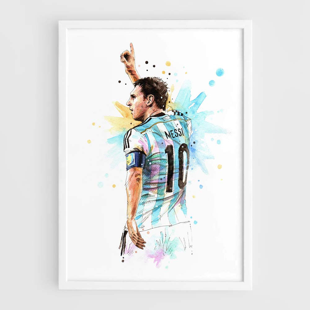 Amazon Com Lionel Messi Argentina National Football Team World Cup Wall Art Print Poster Of The Original Watercolor Painting Football Soccer Poster Handmade Products Amazon Com Lionel Messi Argentina National Football Team World Cup Wall Art Print Poster Of The Original Watercolor Painting Football Soccer Poster Handmade Products