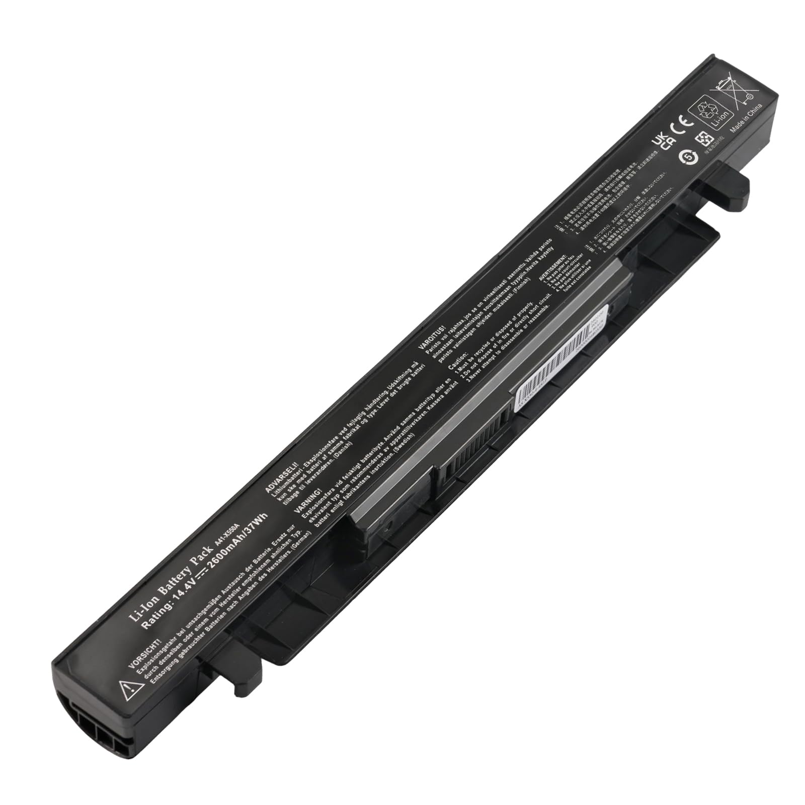 A41-X550A Batterie pour ASUS A41-X550 X550 X550C X550CA X550CC X550CL X550E X550L X552C R510 R510C R510CA R510J R409 A550C A550 F550 F552 K450 K550 P450 P550 Y481C Y581C