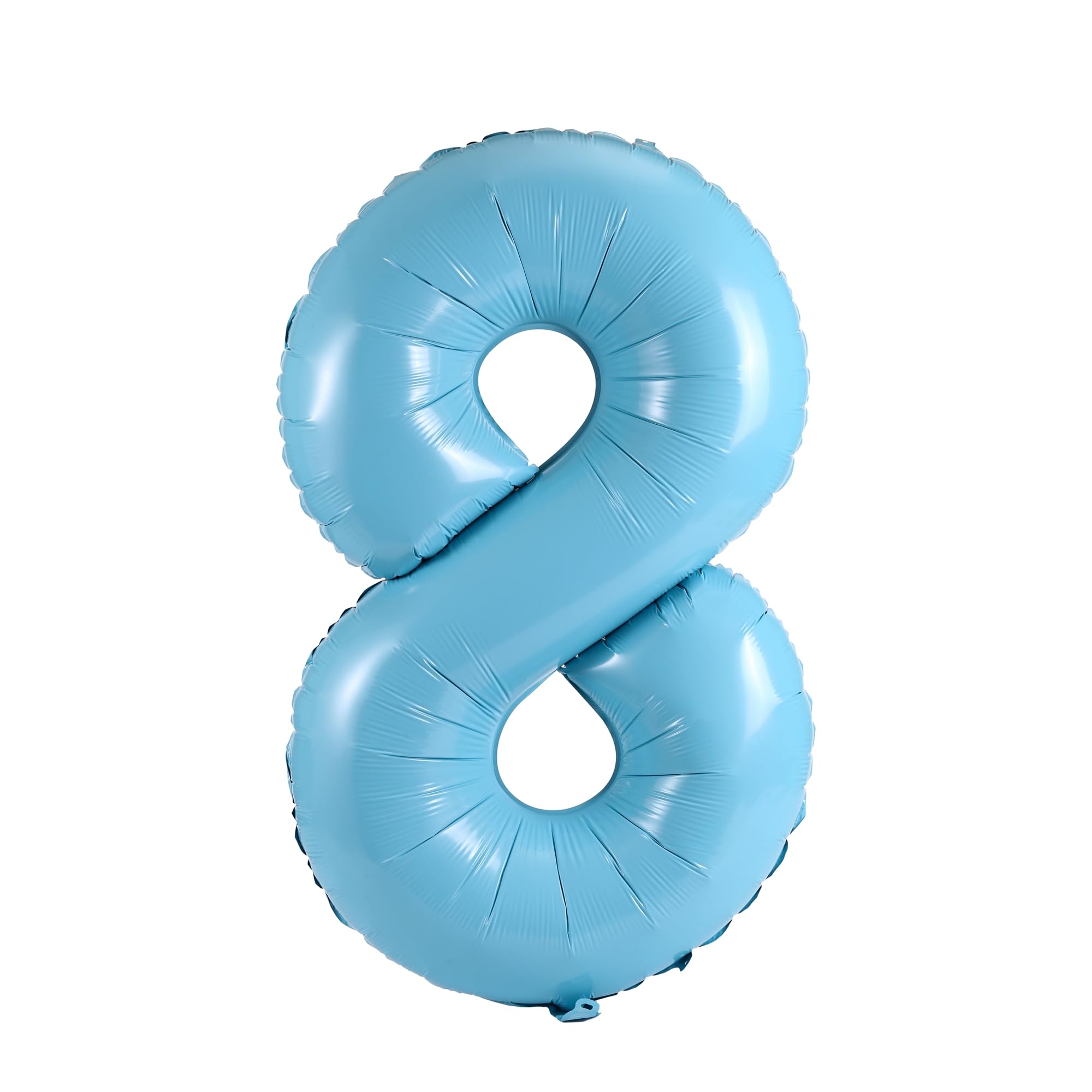 YPSelected 32 Inch Large Foil Helium Number Balloon Birthday Wedding Party 0-9 (Baby Blue, 8)