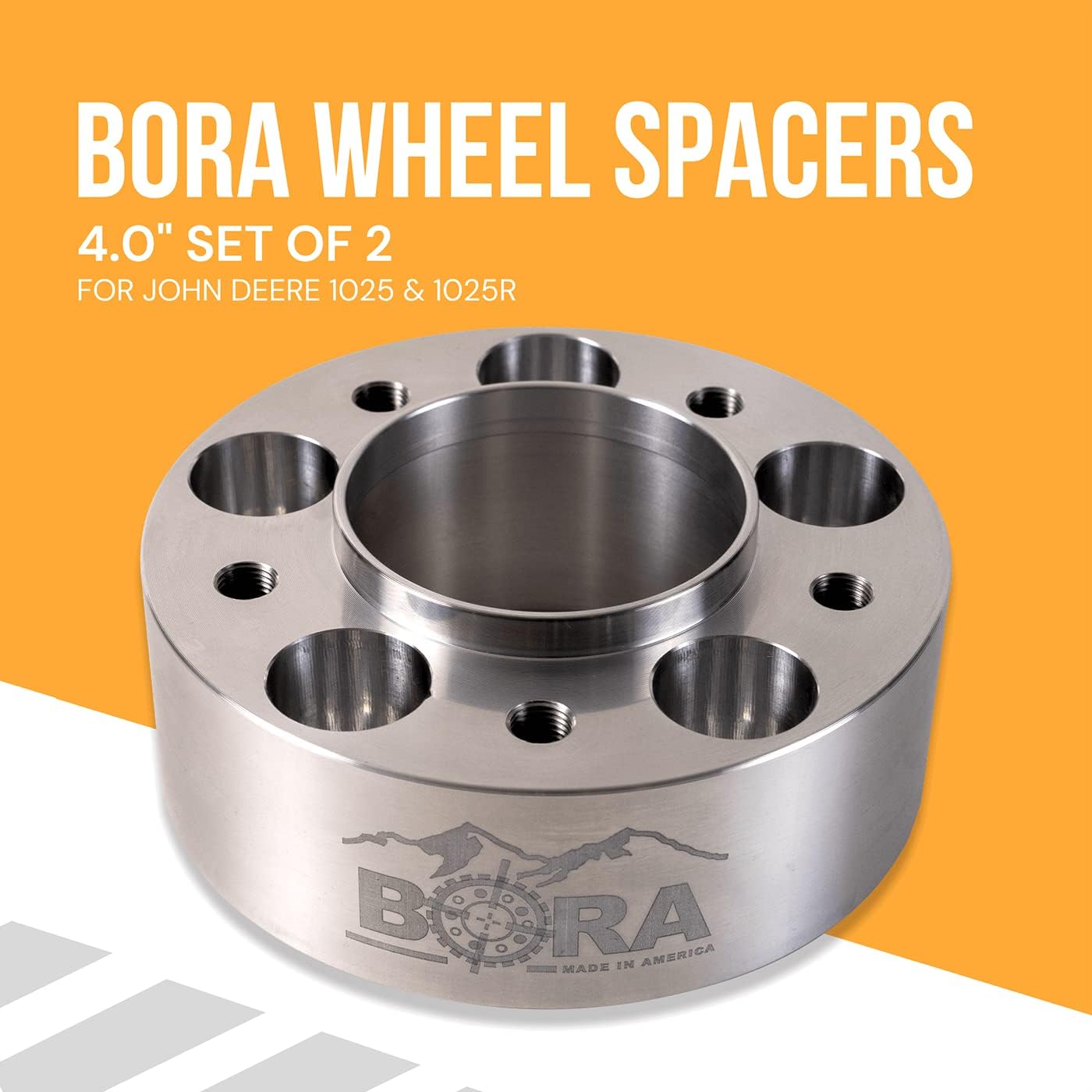 Motorsport-Tech - Bora Wheel Spacers - for John Deere 1025 & 1025R - 4.00"