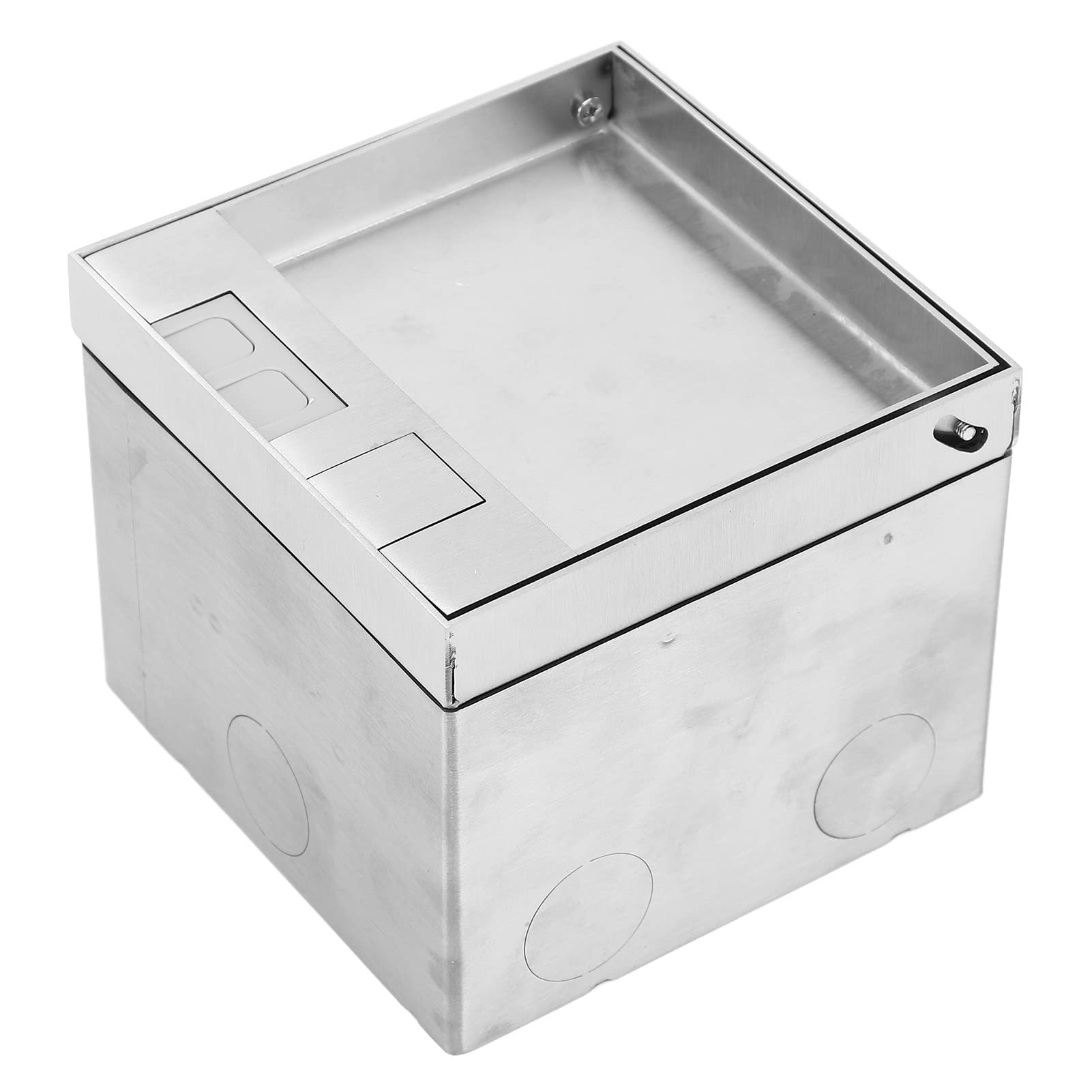 Yusat Concealed Socket 3 Holes Floor Outlet Waterproof Electrical Outlet Box for Conference Room Countertop AC250V - Image 3