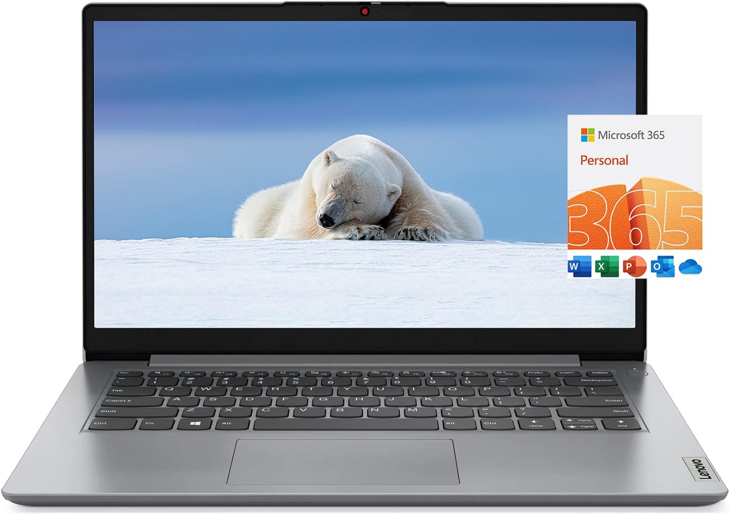 Lenovo Ideapad 1 14" HD Thin Light Student Laptop Computer, Intel 4
