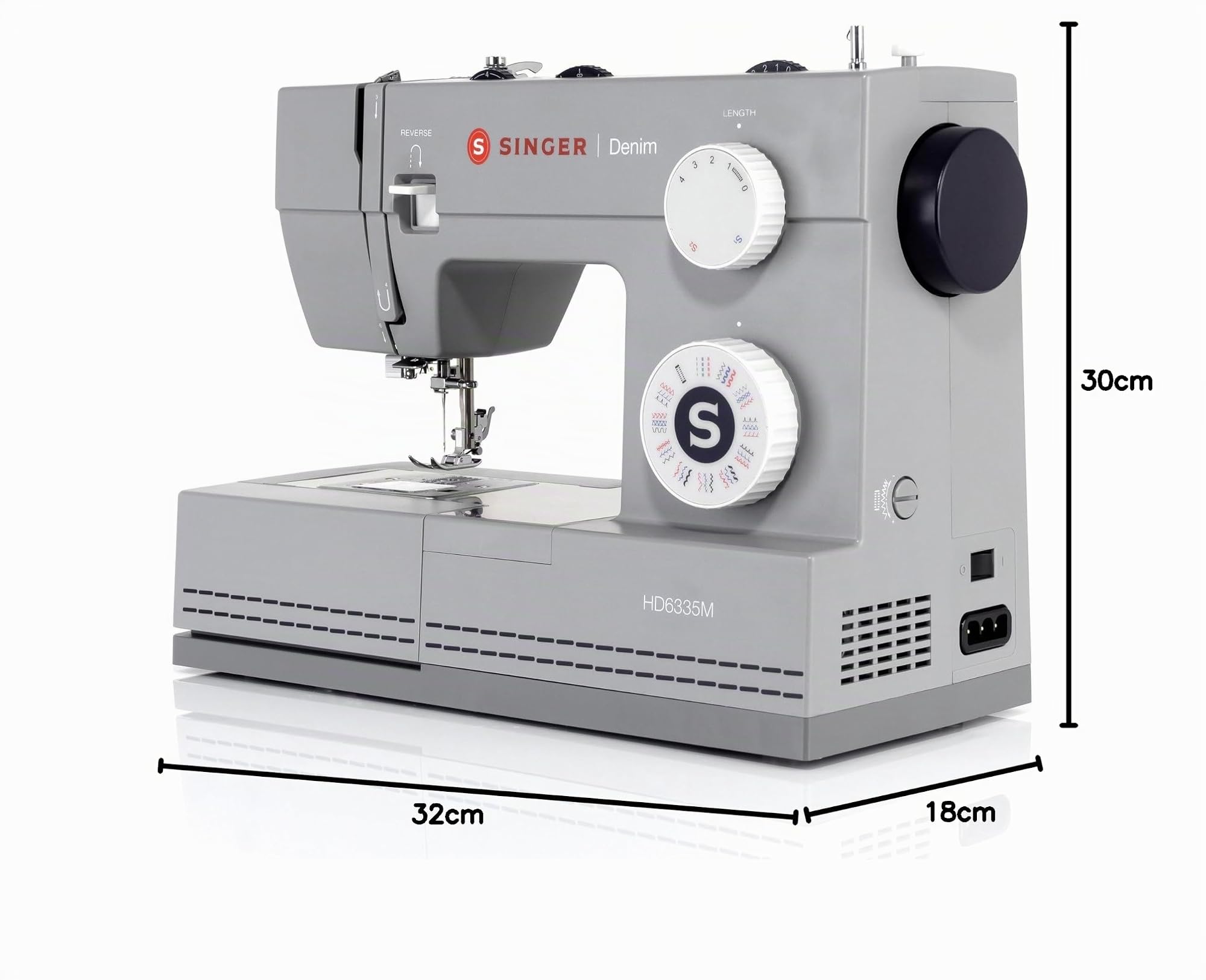 Singer Heavy Duty HD 6335 avec Planche de Table d'extension