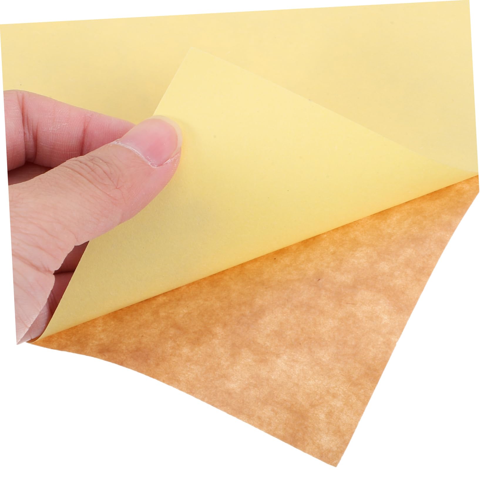 Artibetter 50fogli Etichette Autoadesive Carta Kraft Carta Stampabile Per Etichette Resistente Allo Sbiadimento Facile Usare Per Ufficio e Te