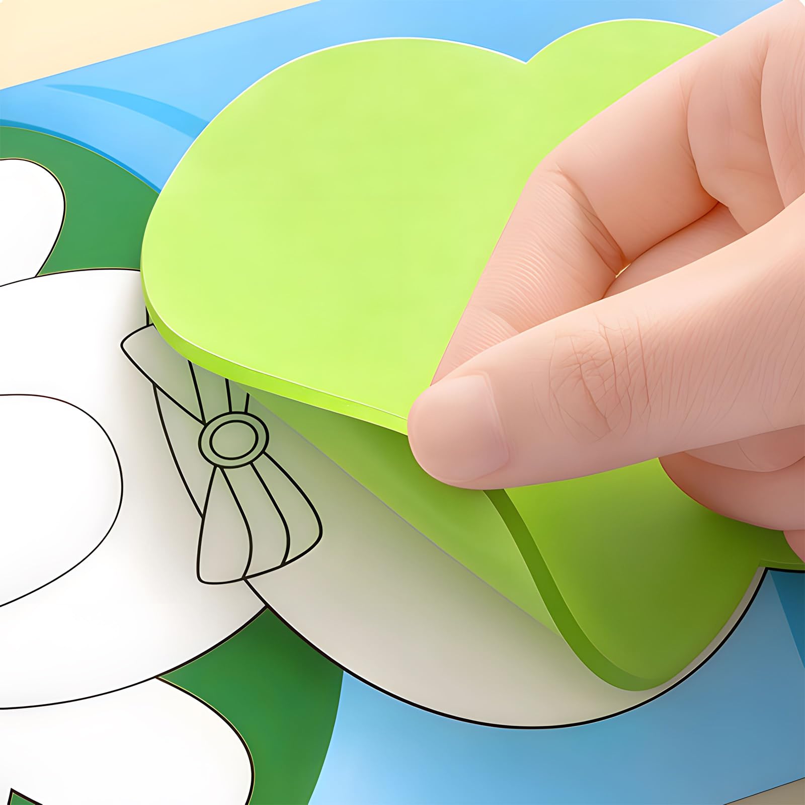 Pegatinas 3D De EVA Para Manualidades, 12 Unidades/Juego, Rompecabezas De Pegatinas, Dibujos Animados De Animales, Programa Educativo Para Niños Pequeños, Kits De Manualidades (Set of 4)