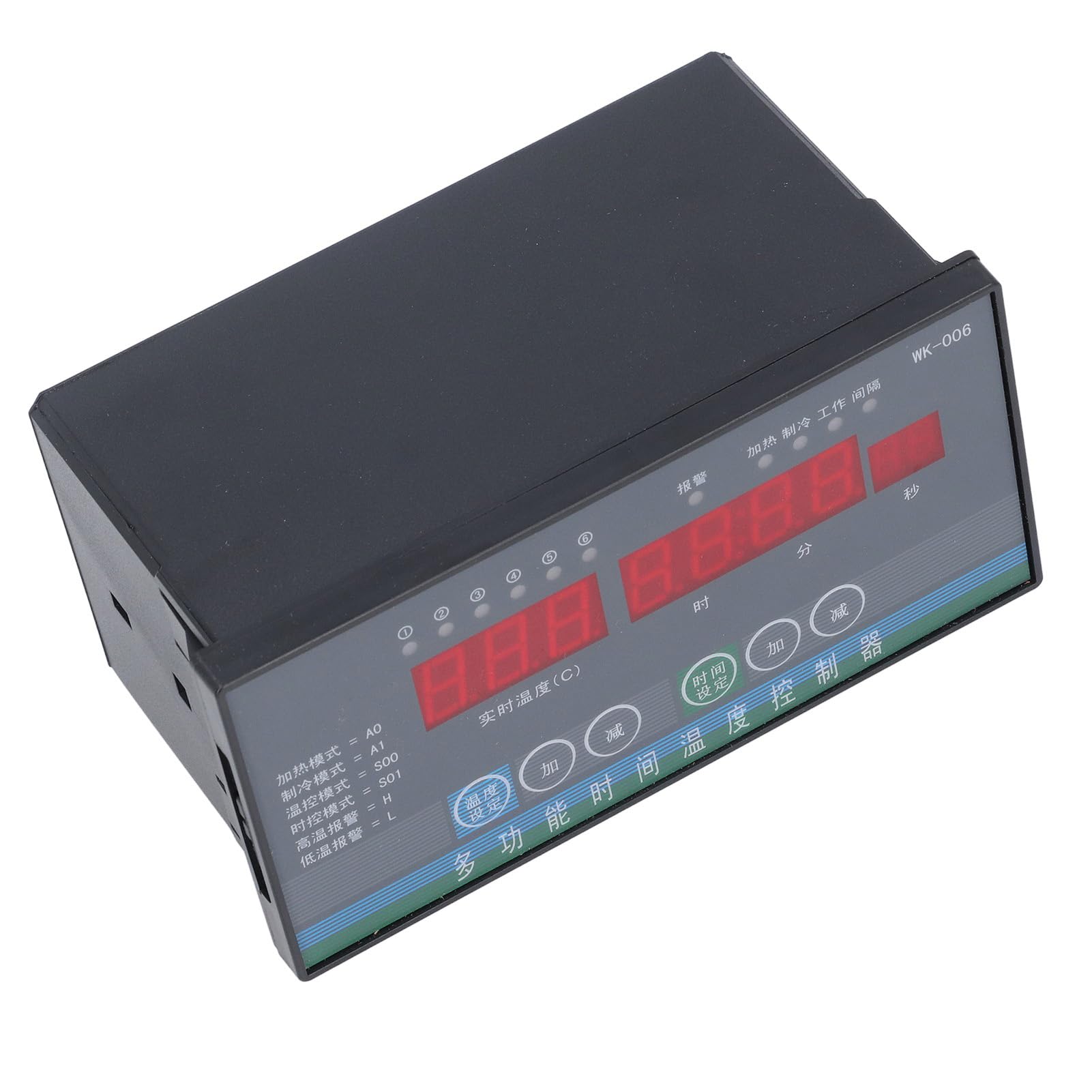 Fafeicy Termostato Digitale in ABS Regolatore di Temperatura e Tempo 110V