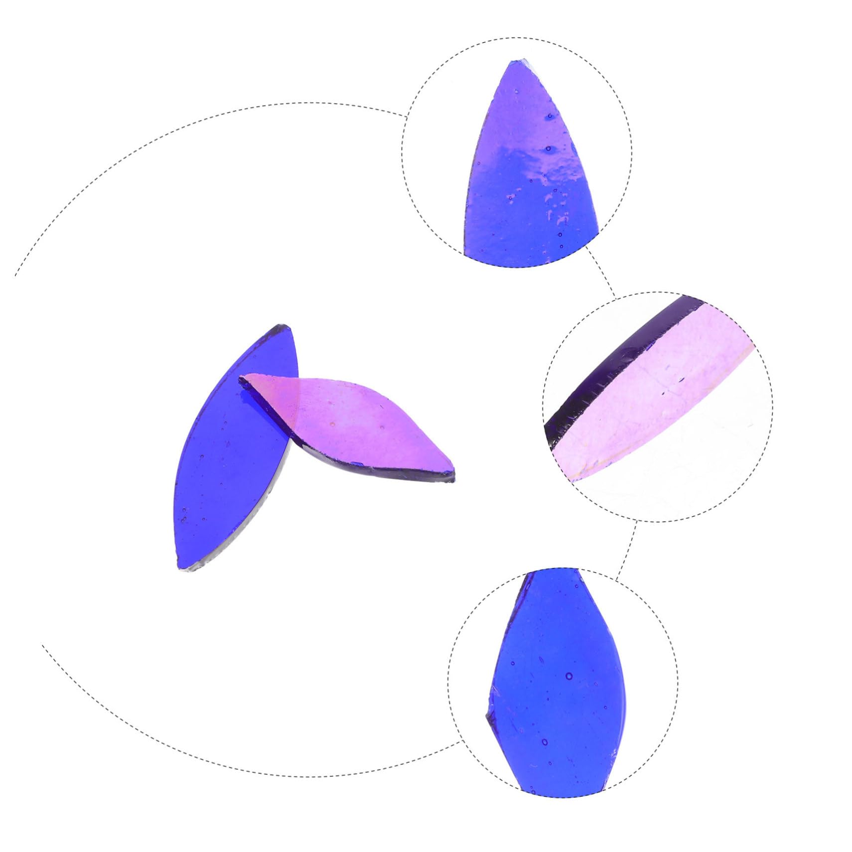 Lurrose 3 Set Di Tessere Di Mosaico Facili Da Applicare Pezzi Di Mosaico in Decorazioni Per La Casa Progetti Artigianali Piastrelle Artistiche Da Parete 35 Pezzi * 3