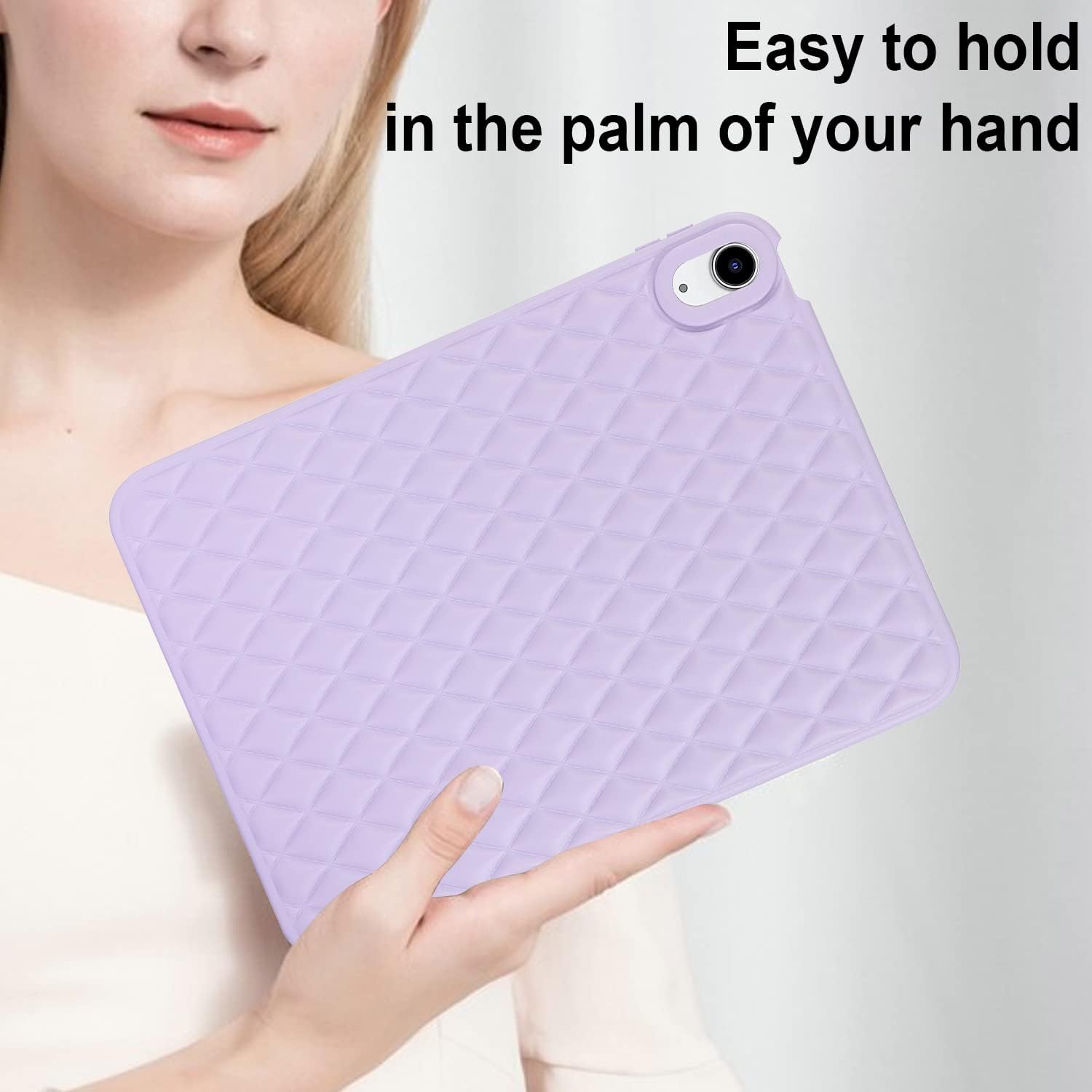 AKABEILA Compatible with Apple iPad Pro 11 2020/2021/2022 11 inch Tablet Case, Soft Lightweight Protective Cover with TPU Slim Soft Back for Woman Purple