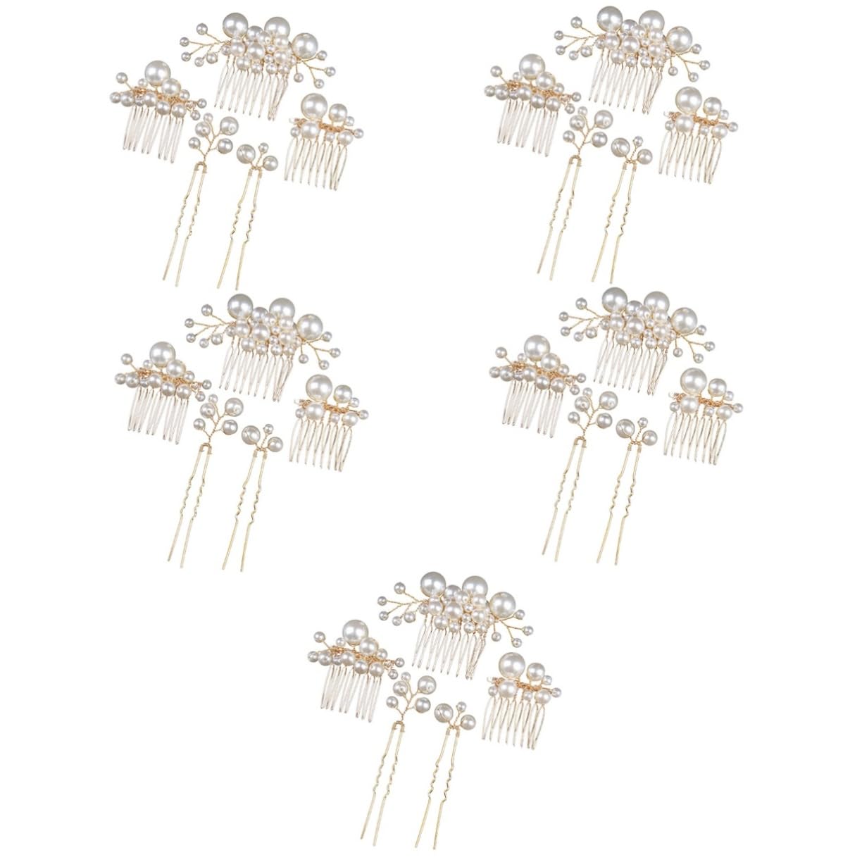 FOMIYES 25stücke Braut Haarschmuck Mit Perlen Elegante Haarspangen Kämme Für Hochzeiten Brautjungfern Und Besondere Anlässe Stilvolle Haaraccessoires Für Frauen Und Mädchen