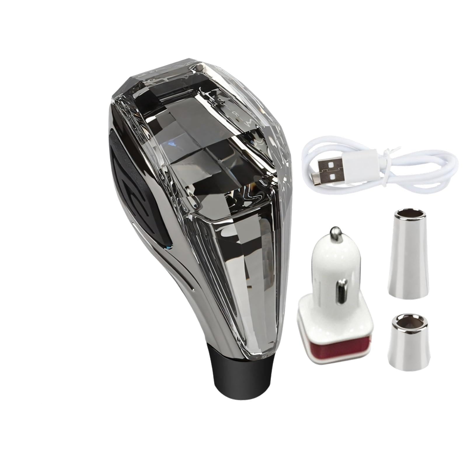 KieTeiiK Multicolor Dynamic Light Effect Gear Shifter Knob Make of for Cars Easy Installation Ergonomic Shifter Knob