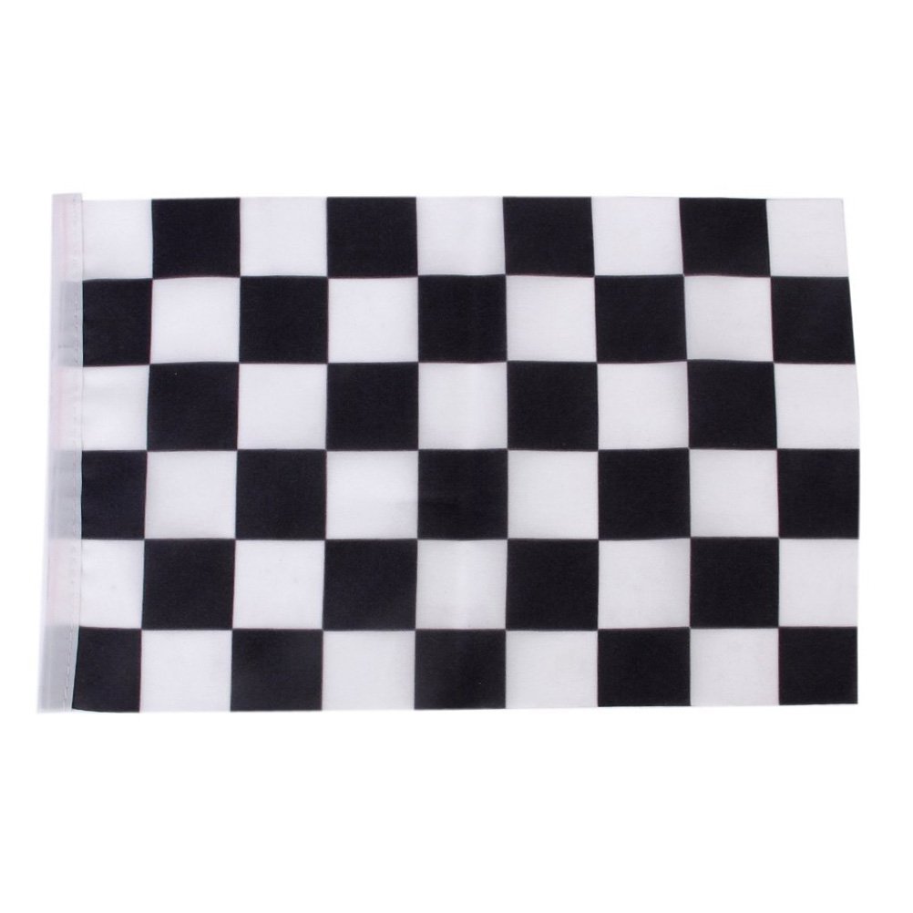 WINOMO 12 Stück Zielflagge Rennflagge Formel 1 Racing Banner