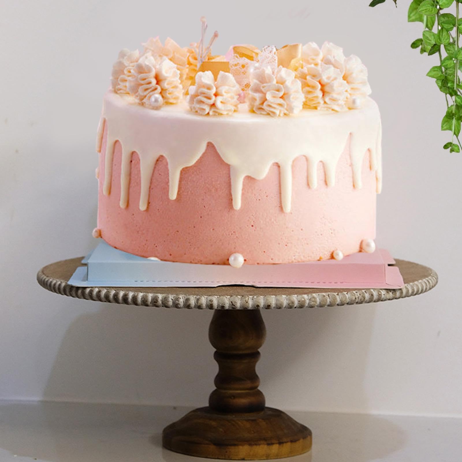 Soporte para Cupcakes, Bandeja de Servir, Recipiente Redondo, Plato para Dulces, Estante para Pasteles para Mesa, Aniversario, Boda, Desayuno, Comida,