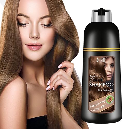 Miniatura 1 de Champú de color para cabello gris - Champú de color enriquecido Fórmula de tinte para el cabello - Champú y acondicionador de tinte para el cabello