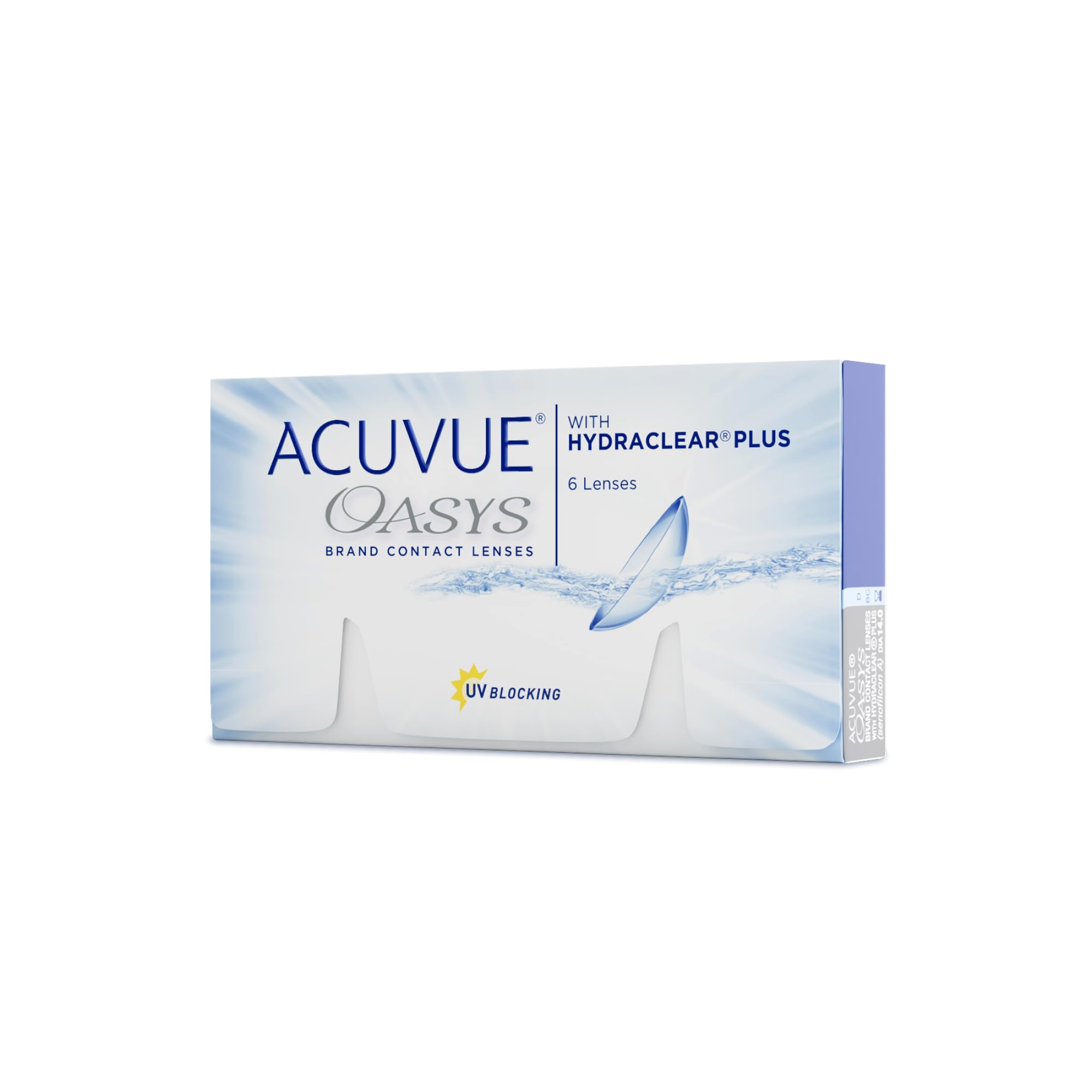 ACUVUE OASYS 2-Wochen-Kontaktlinsen für Tag und Nacht mit -3.50 dpt und BC 8.4 – UV Schutz, Austrocknungsschutz und extrem Komfortables Tragegefühl – 6 Linsen