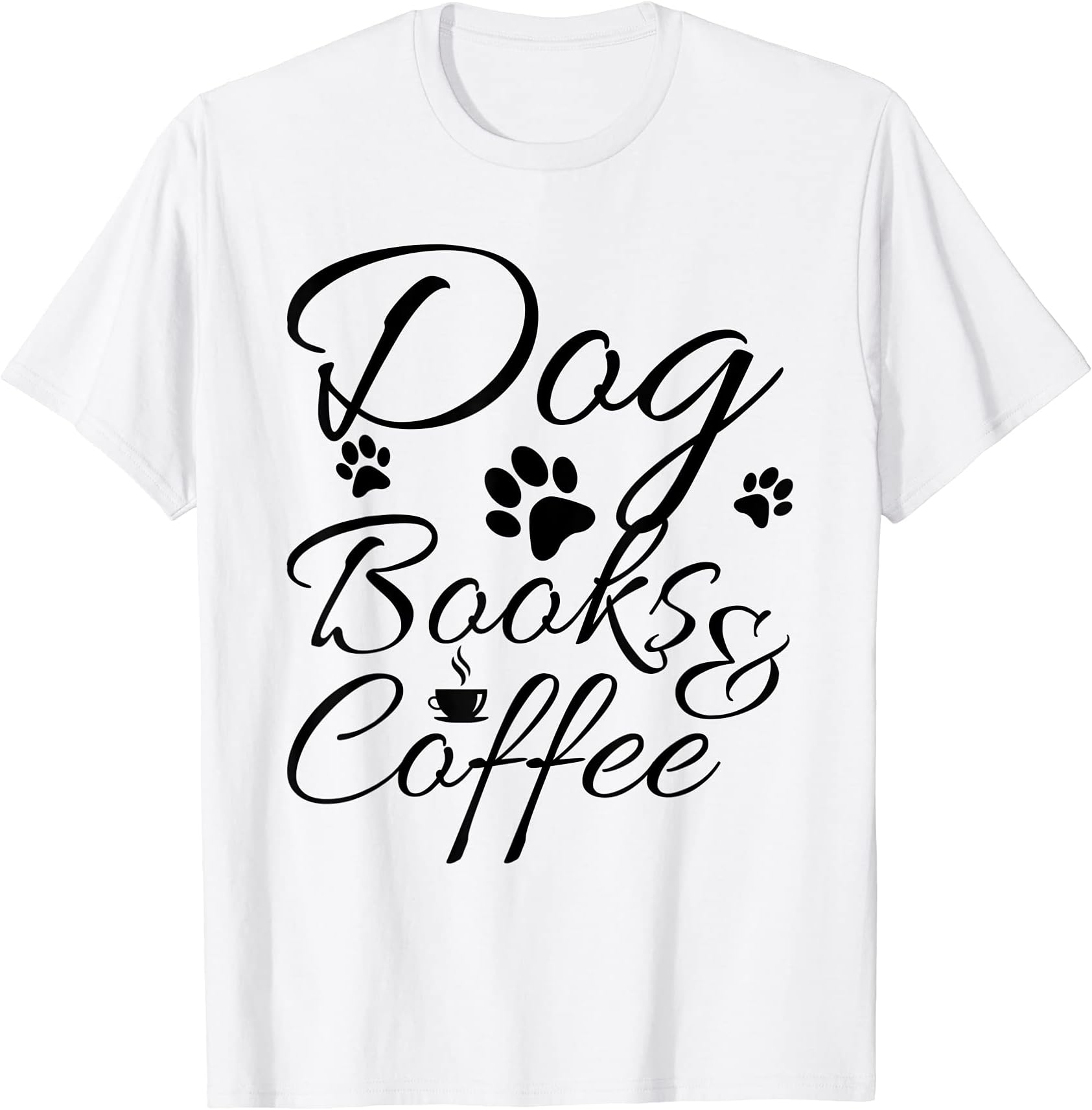 Dogs Books And Coffee Shirt Book Nerd GiftDogs Books And Coffee Shirt Book Nerd Coffee Lover Barista T-Shirt