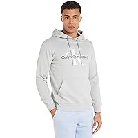 Calvin Klein Seasonal Monologo Regular Hoodie J30J320805, Felpe con Cappuccio