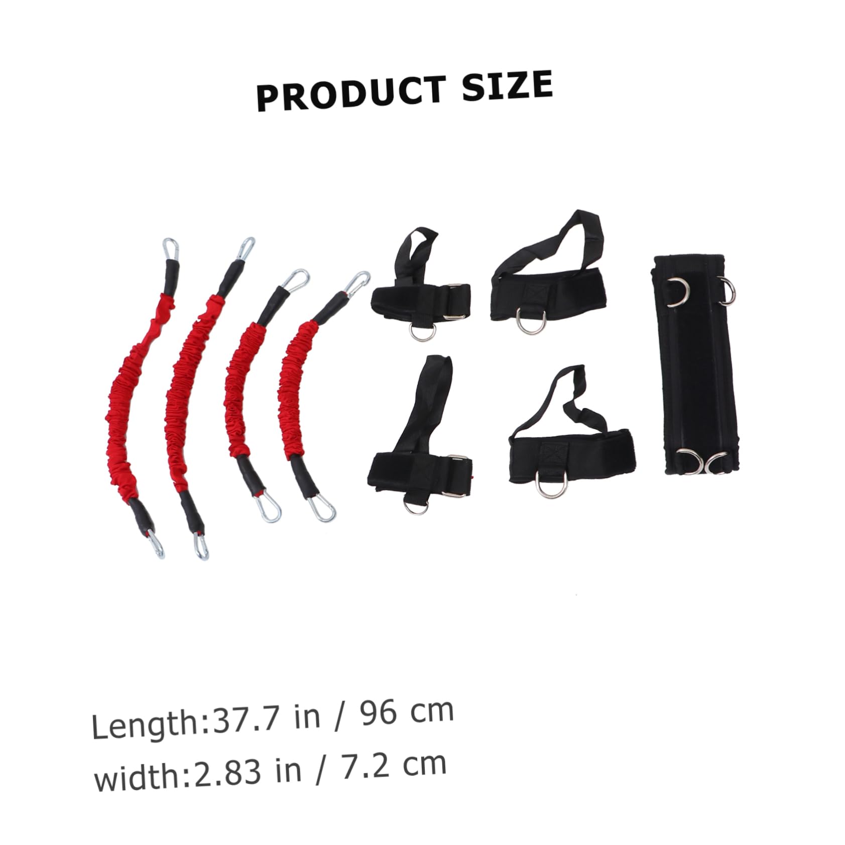 Happyyami Banda de Resistencia de Fitness Bandas de Ejercicio fortalecedor de Agarre de Mano maquinas Gym Material Gimnasio Belt Ligas de Resistencia para Ejercicio Barra de tracción