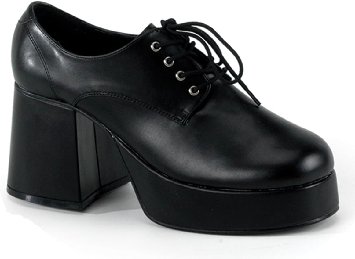 Jazz-02 Black Faux Leather / M