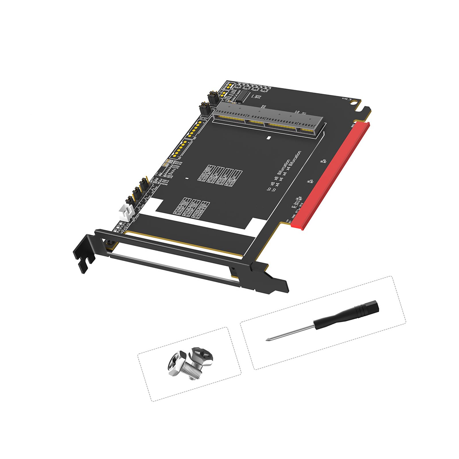 Server PCIe5.0 a 4C+Convertitori Scheda per 400G 800G Aggiornamenti di rete Non perdita di larghezza di banda