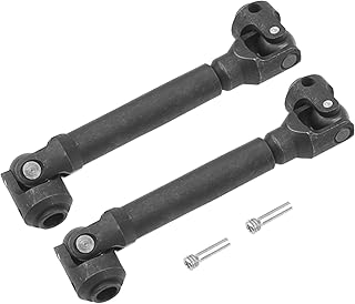 2Pcs ShareGoo Universal Drive Shaft CVD Driveshaft Upgrade Parts Compatible with Axial SCX10 SCX10-II Redcat Gen7 Gen8 RC4WD D90 1/10 RC Crawler Car (87-122mm)