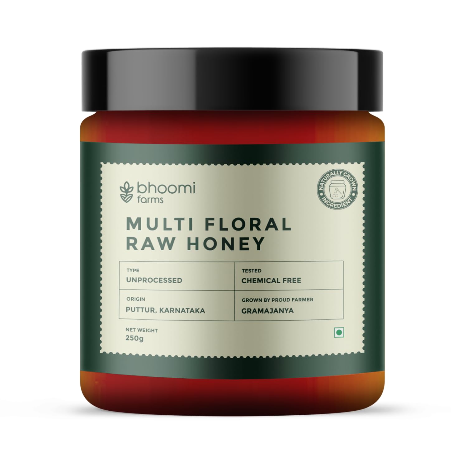 Bhoomi Farms Multi Floral Raw Honey, 250g | 100% Raw, Chemical Free and Natural | Unprocessed & Unpasteurized Honey | Value Pack (B0D7SKNJ4F) Amazon Price History, Amazon Price Tracker