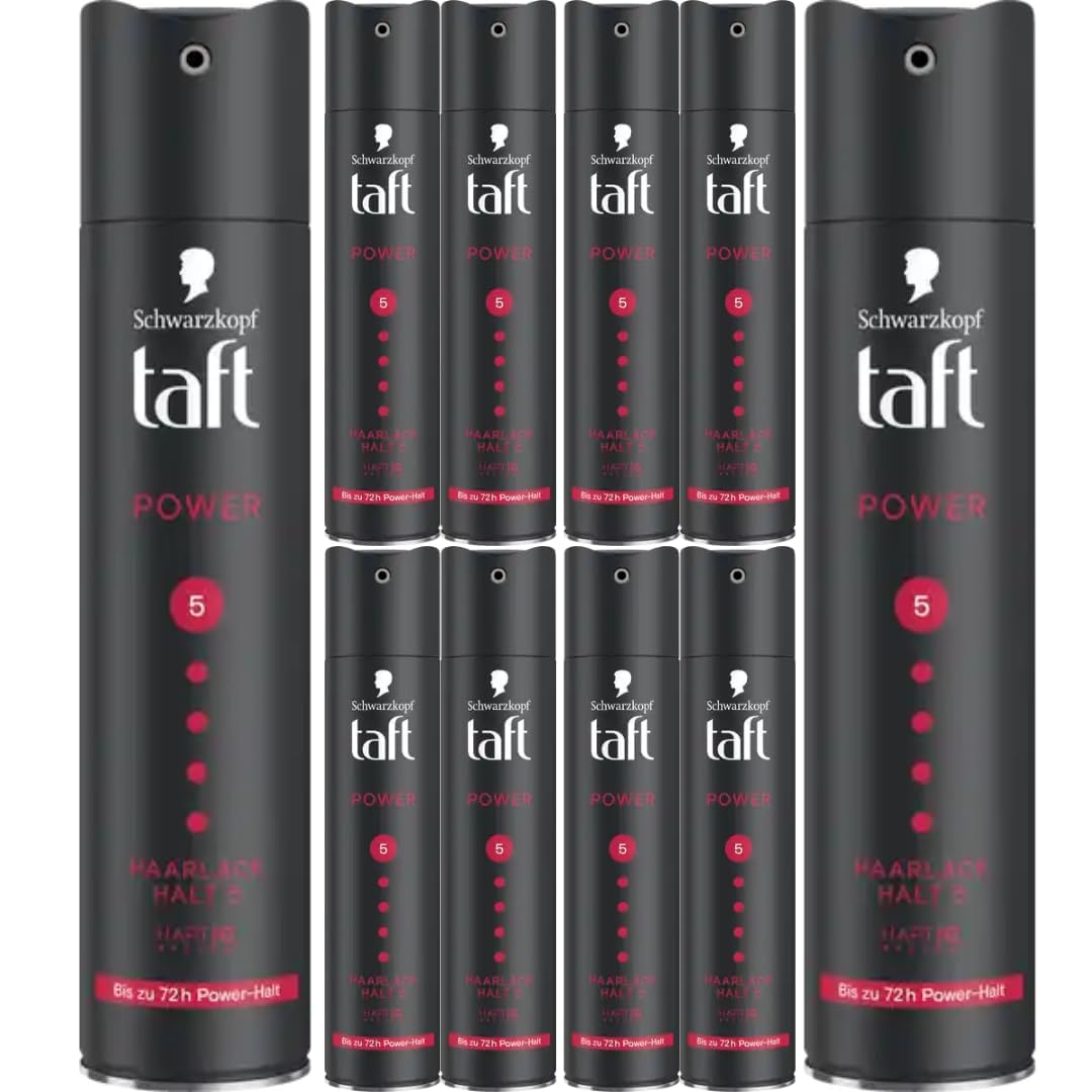 Haarlack Power Haarspray Power Halt 5 Spray Haarspray 250 Mililiter x 10 Stück