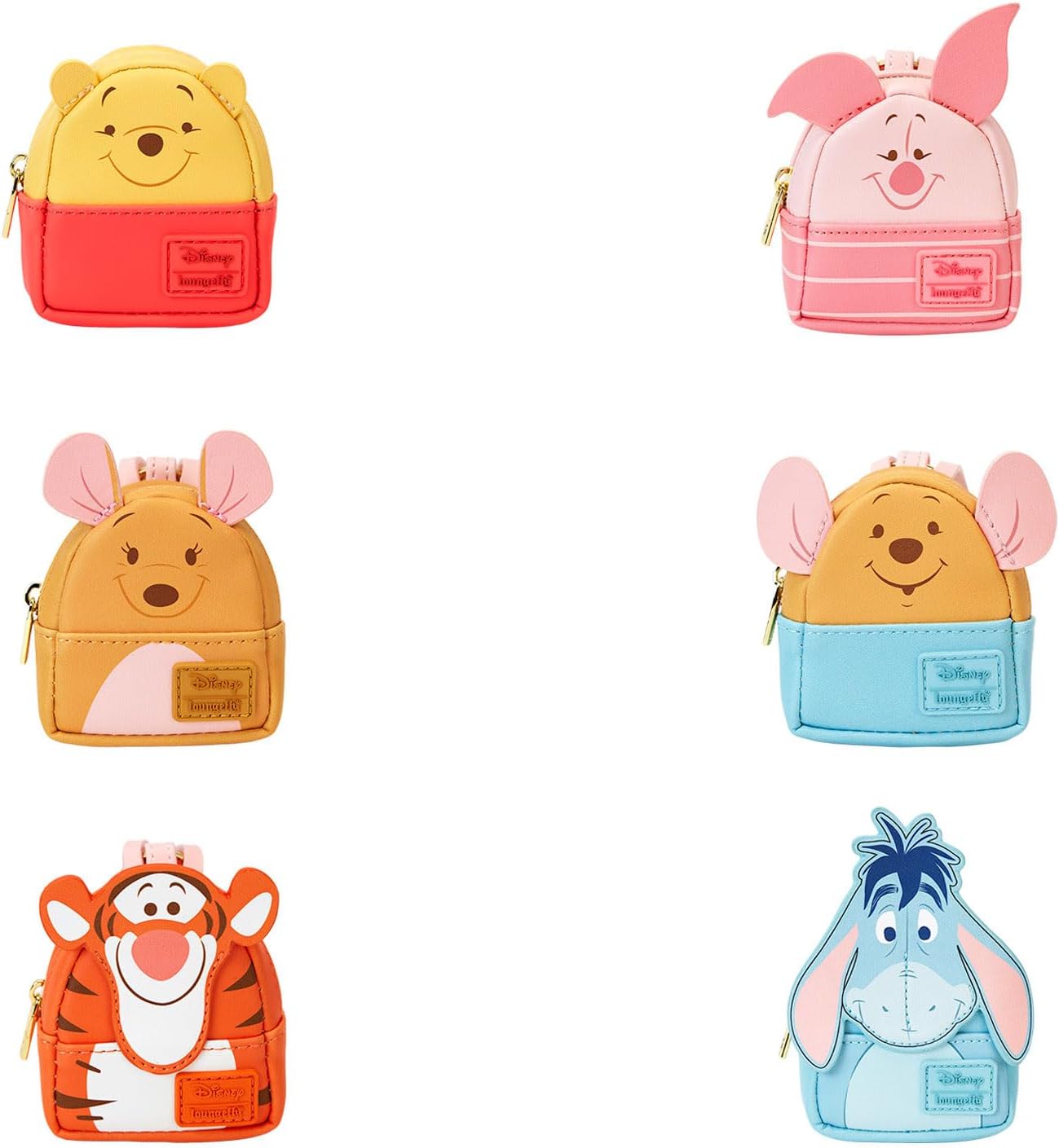 Loungefly Winnie The Pooh & Friends Cosplay Mystery Mini Backpack Keychain