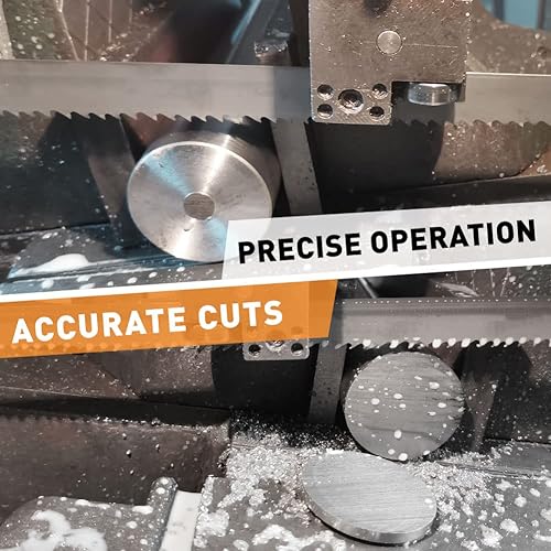 Miniatura 7 de Newsmarts Hojas de sierra de cinta 1014TPI, hojas de sierra de cinta de 93 pulgadas (7' 9") x 34" para cortar metal