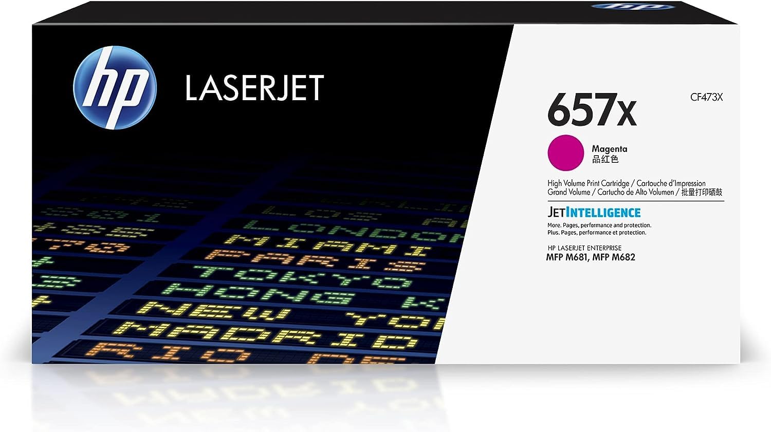 Genuine HP CF473X (657X) Magenta Toner Cartridge Open