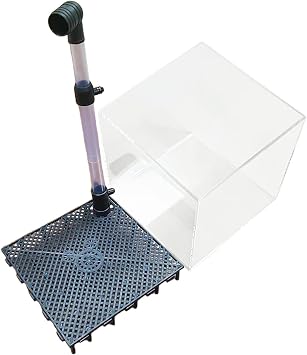 Acrylic Gravel Box with Tube Robust Aquarium
