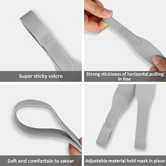 CPAP Mask Headgear Strap, Universal CPAP Supplies Strap for CPAP Mask, 2PCS