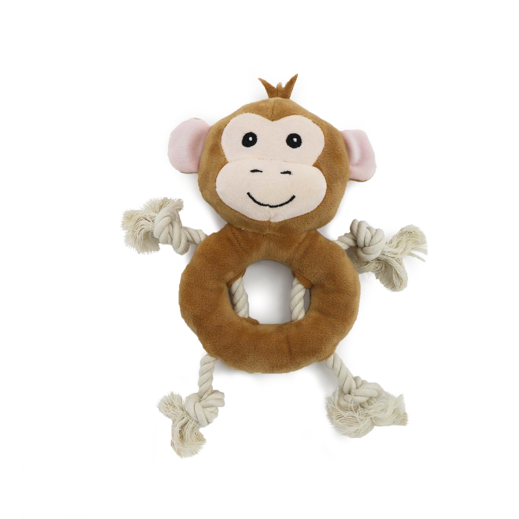 Ancol Ropey Lot de 3 Jouets pour Chien Koala, Singe et Panda en Plastique recyclé
