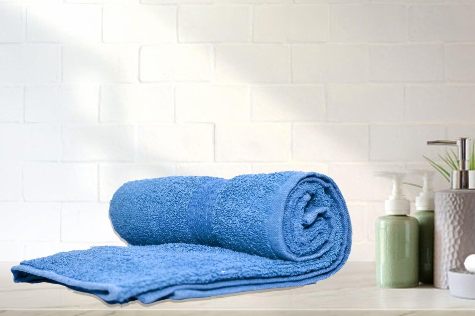 ARA CHOICE 1/3pcs Towel Set Bale Luxury 100% Egyptian Cotton Face Hand Bath Bathroom Towels Machine Washable Tumble dry low - Image 4