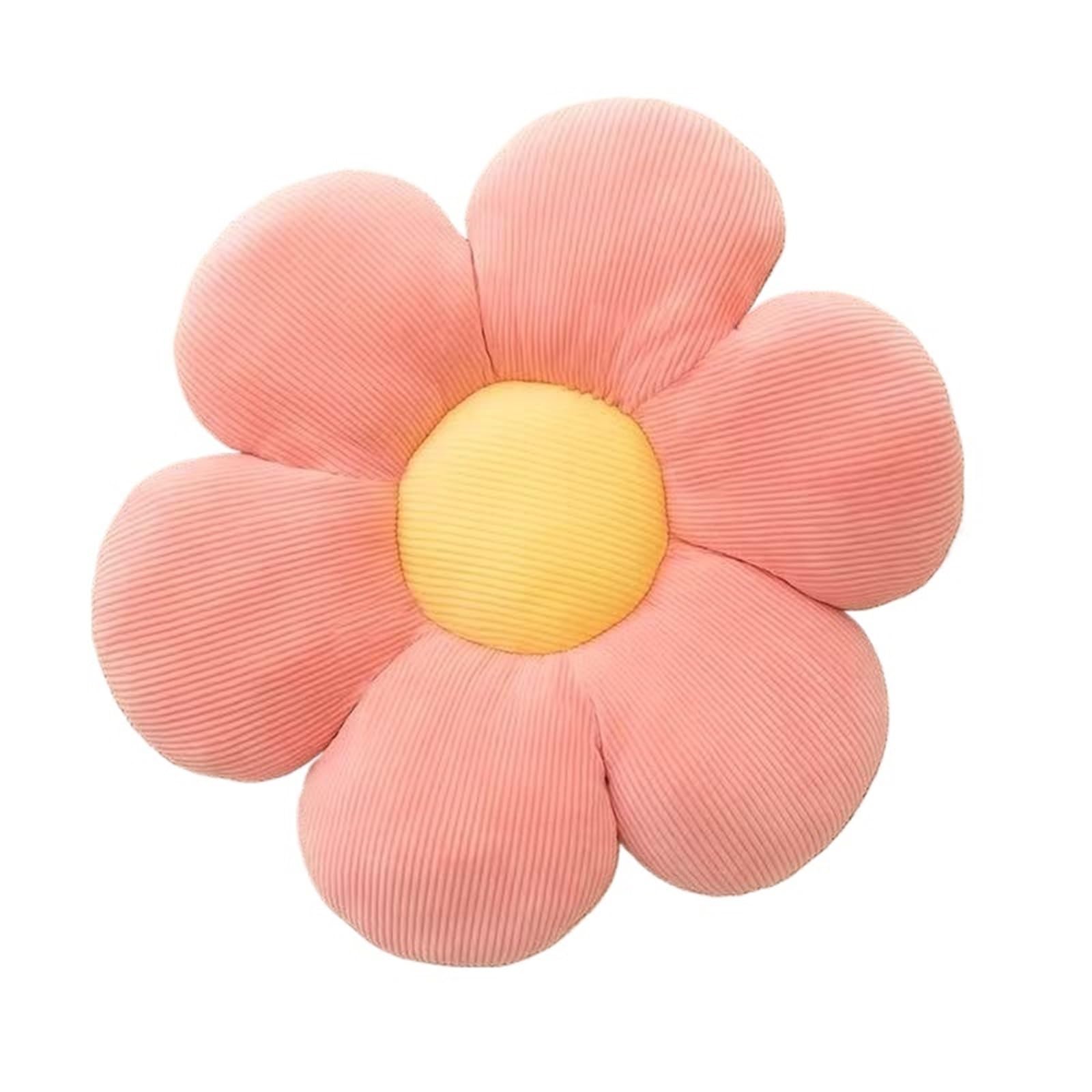 GIJMZY Sunflower Pillow, Daisy Seat Cushion, Flower Mat, Office(Pink)