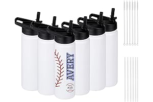 6 Pack Sublimation Water Bottle Blanks
