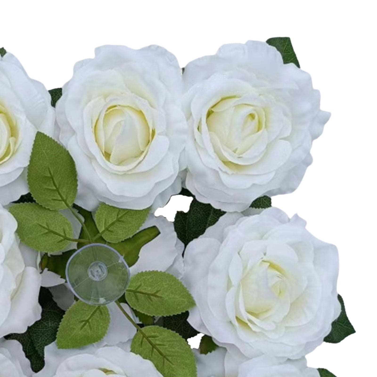 3 Set mit Hochzeitsschleifen für Auto, Blumendekoration, DIY, für Zeremonie, Festival, Kirche, Weiß