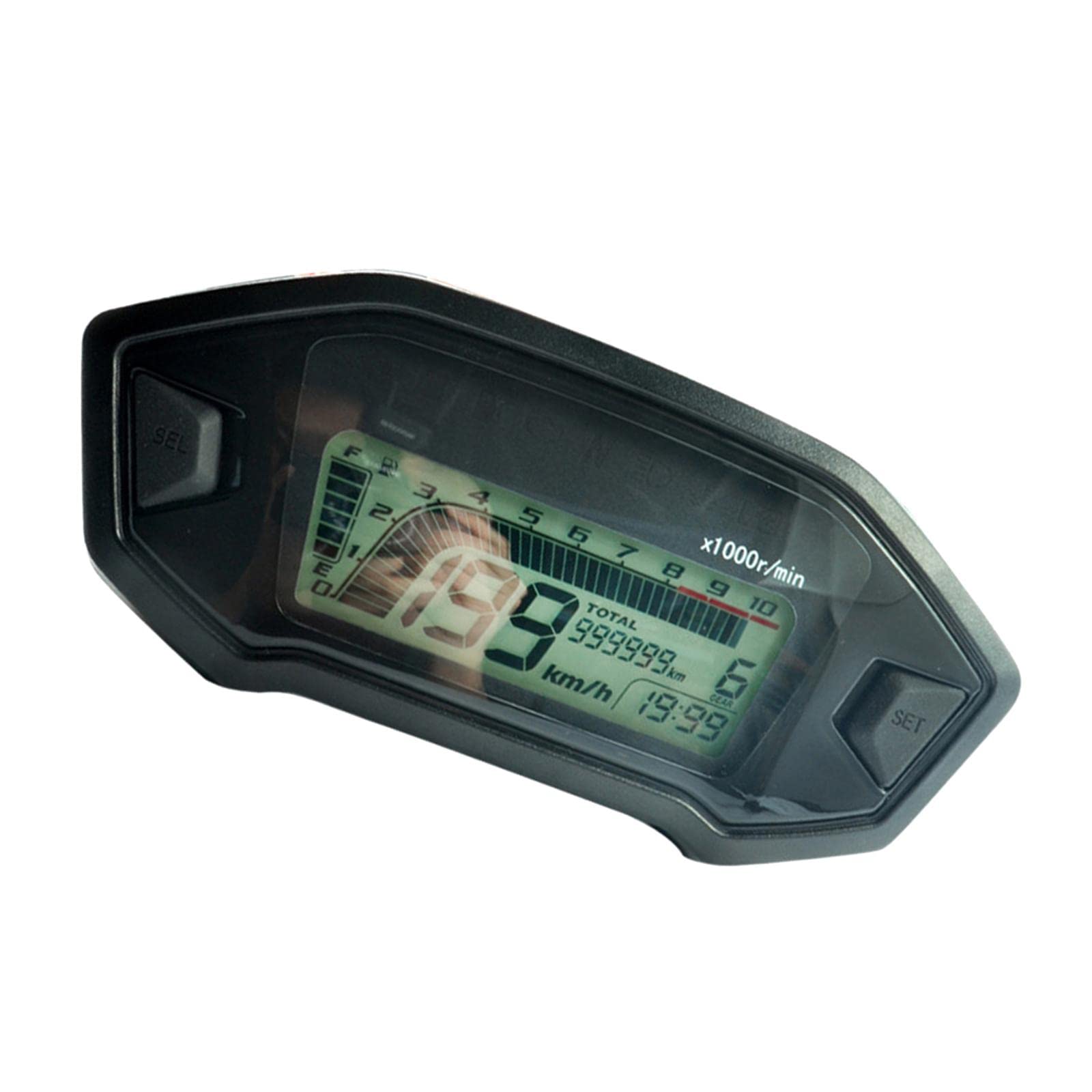CALANDIS™ 12V Universal Colorful LCD Screen Digital Odometer Speedometer Tachometer Gauge-image-35