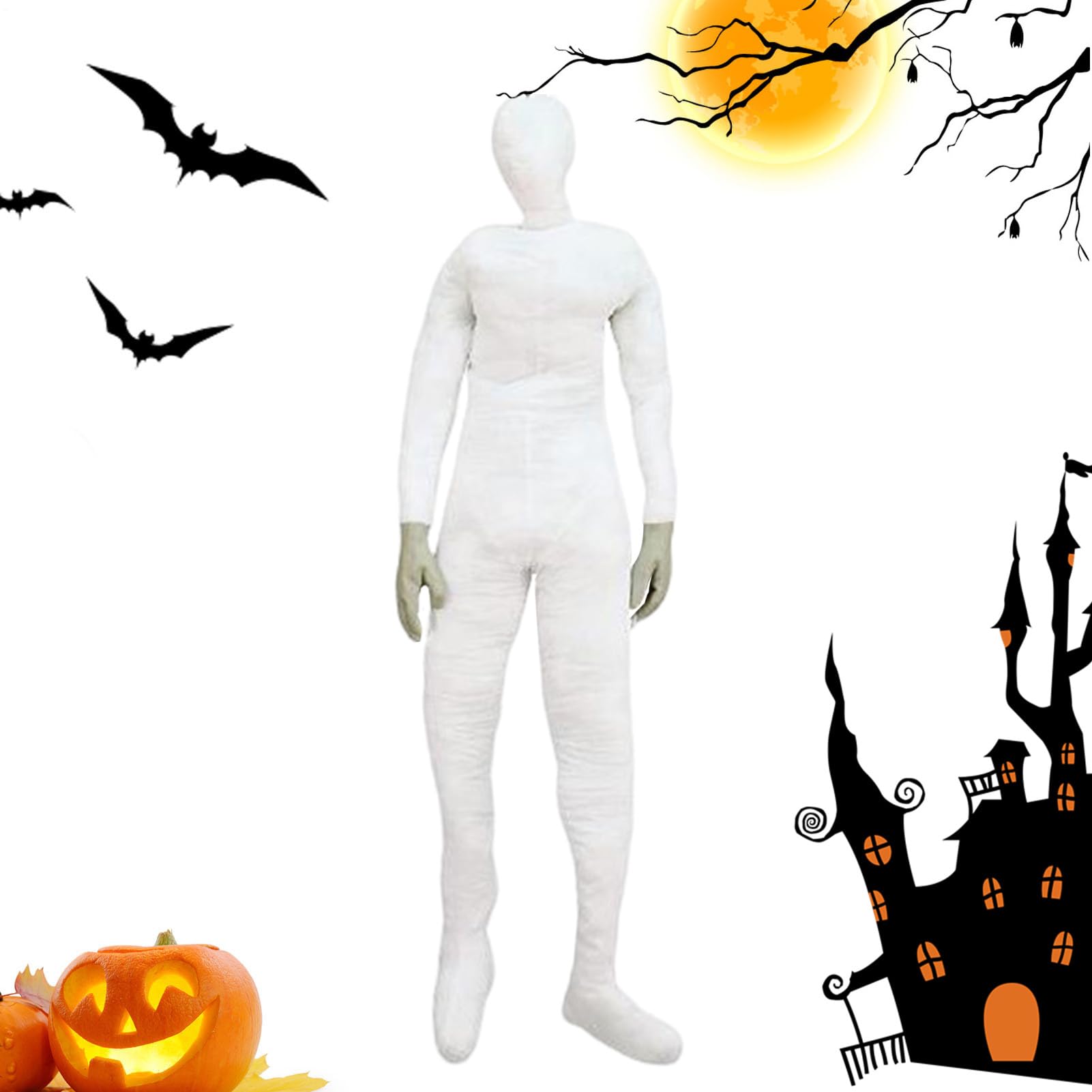 Manichino puntello | Manichino spaventoso per cosplay | Decorazioni realistiche per cosplay di Halloween per eventi a tema horror carnevale spettacoli teatrali