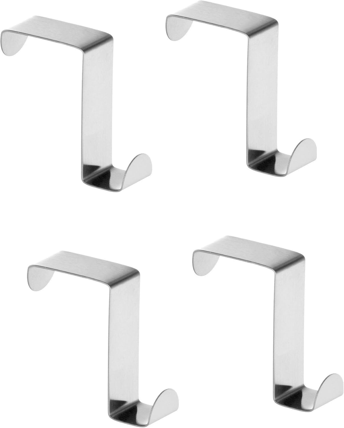 Stainless Steel Door Hooks Reversible for Standard Door and Wardrobe