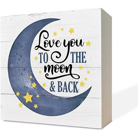Moon and Stars Wood Sign: A Shining Touch to Any Room