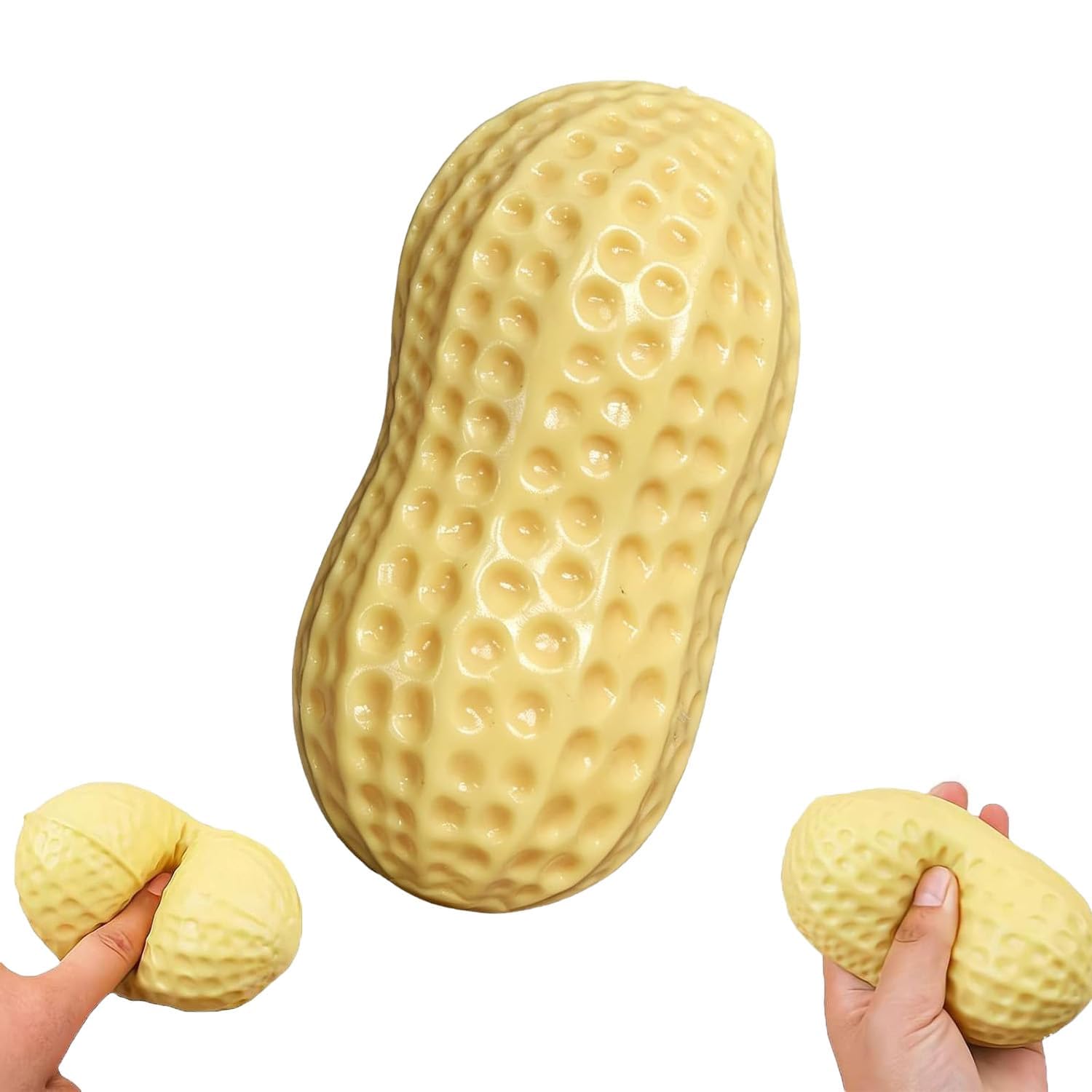 1pcs Peanut Squishy Slow Rising, Soft Squeeze Stress Relief Toy