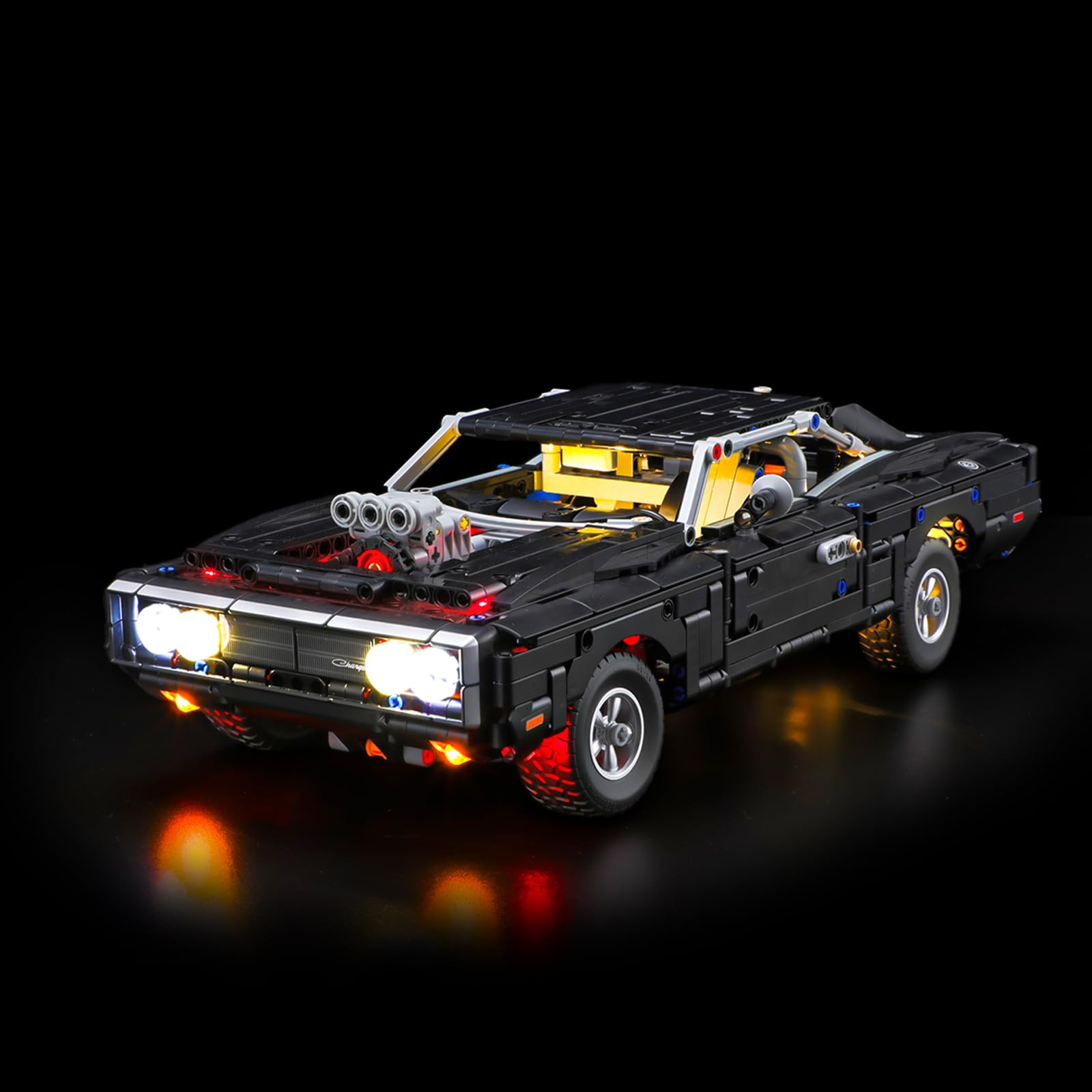 LIGHTAILING Led Light Compatible with Lego-42231 Fast and Furious Dodge Charger R/T - Easy Install, Hidden Wiring, Home Decor &amp; Gift-Ready (Model Not Included)
