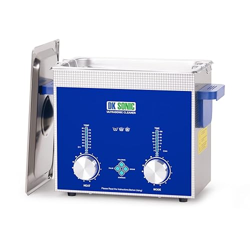 DK SONIC Limpiador ultrasónico – Limpiador ultrasónico de joyas, limpiador sónico, laboratorio de ultrasonido, carburador, pistola, piezas, máquina