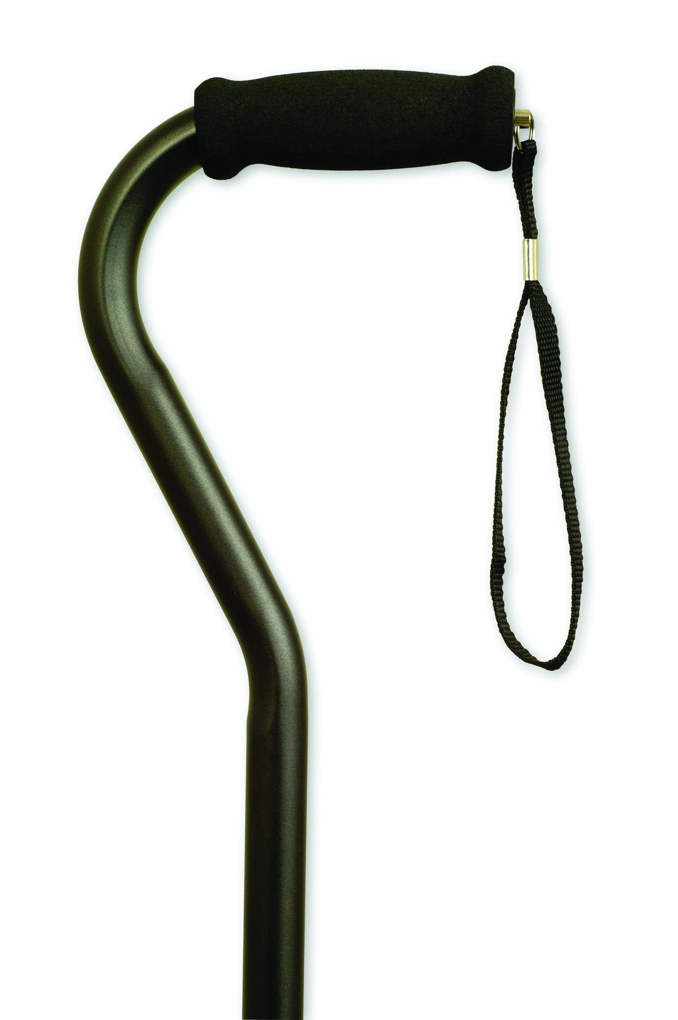 MNT21031 - Alex Orthopedic Offset Handle Cane, Black