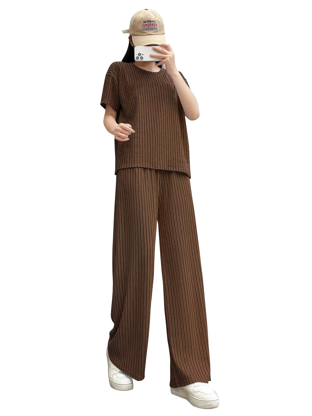 keri perry Women’s Pajama Set with Top & Pants|| Korean Night Suit|| Lightweight Printed Set || Soft & Comfy Sleepwear for Girls & Women || Co Ord Set-picture-48