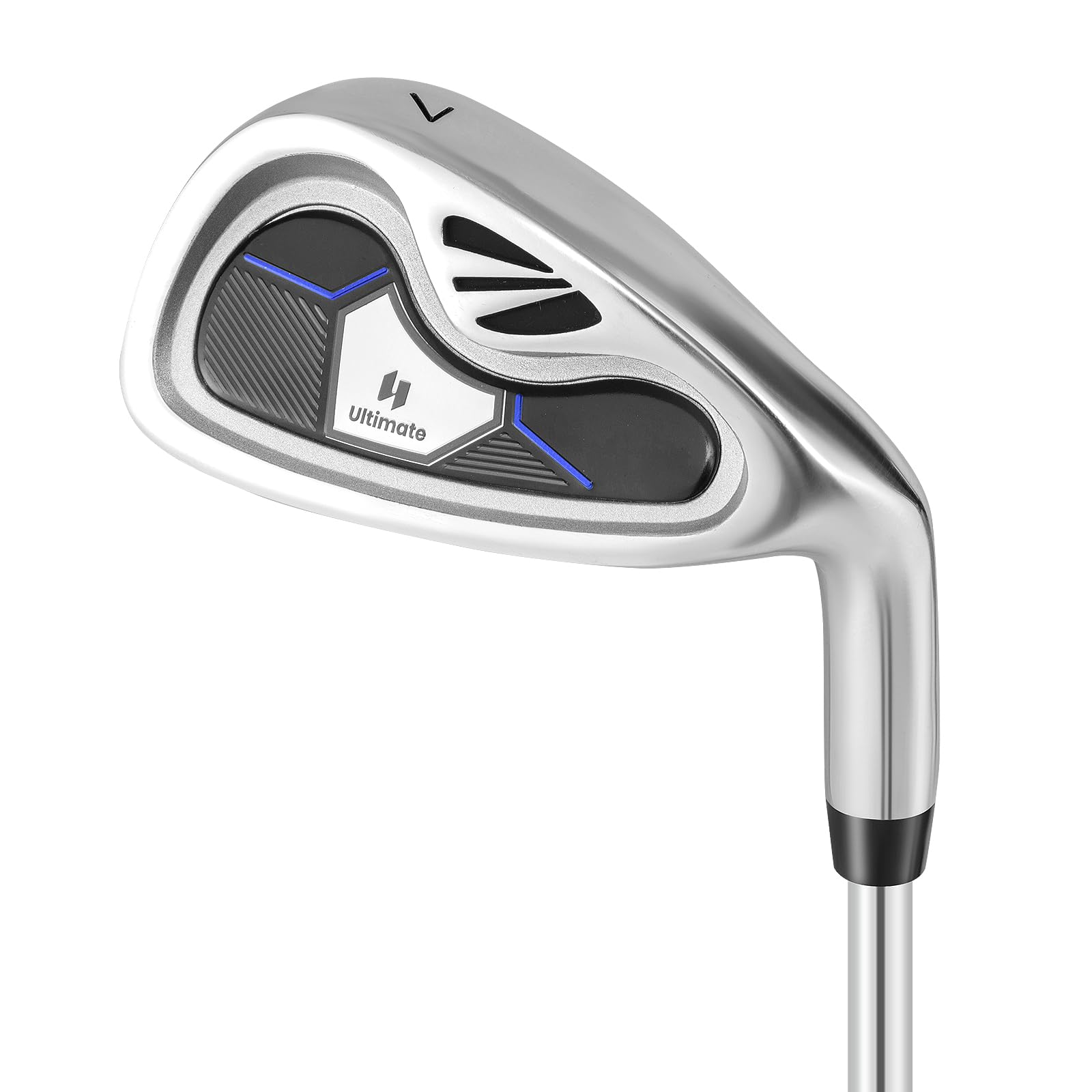 ULTIMATE Individual Golf Iron for Men, #7 Iron Golf Club with Steel Shaft and Headcover for Beginners and Average Golfers, #7 Single Iron for Right Handed, 37 Inch