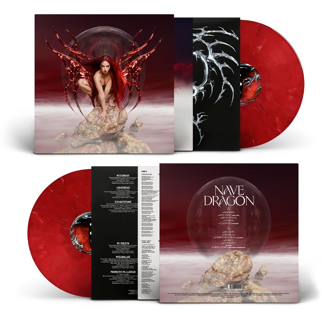 Vinilo Rojo NAVE DRAGÓN